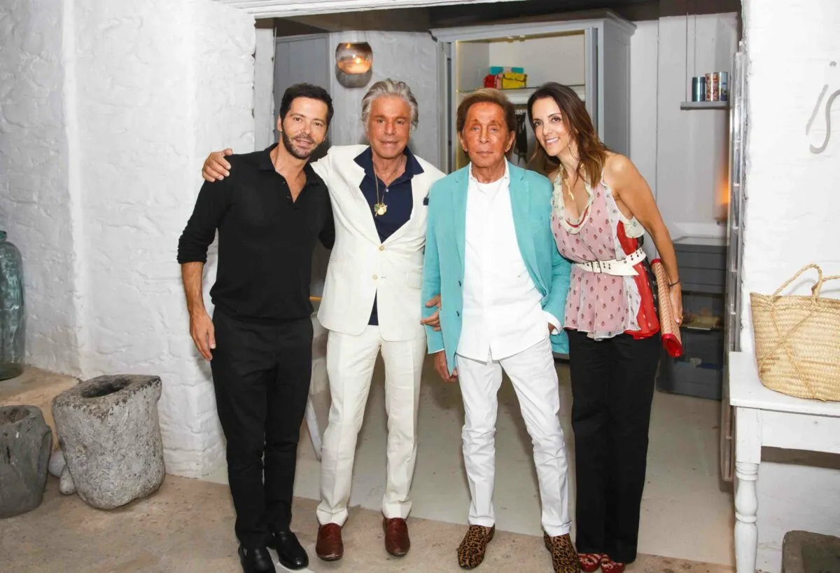 Chrysanthos Panas, Giancarlo Giammetti, Valentino, Elena Syraka