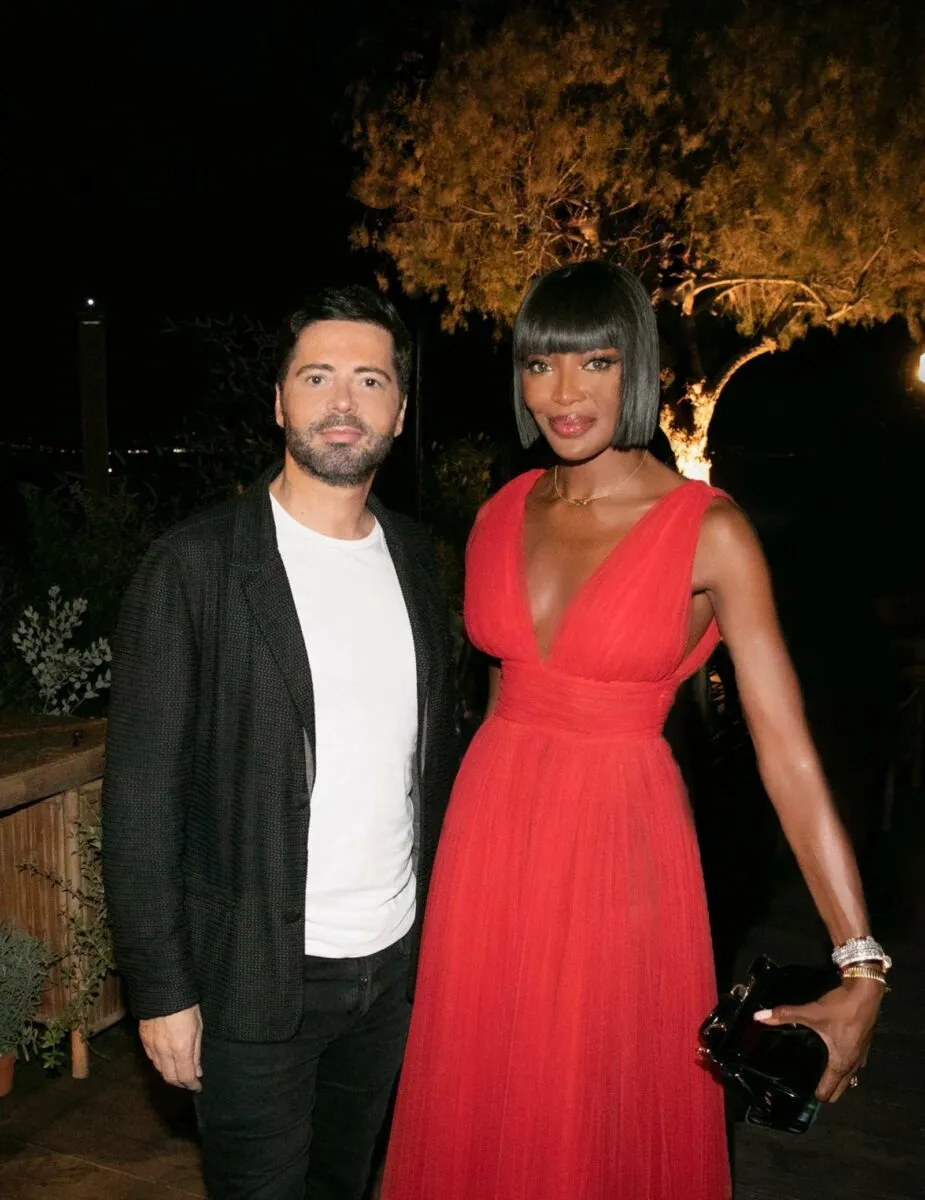 Chrysanthos Panas, Naomi Campbell