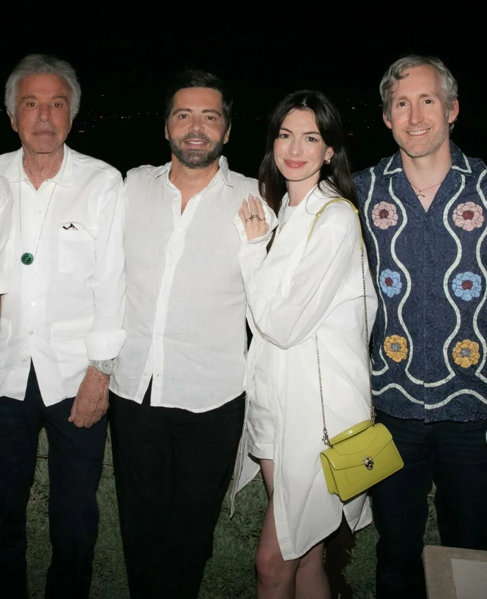 Giancarlo Giammetti – Chrysanthos Panas – Anne Hathaway – Adam Shulman