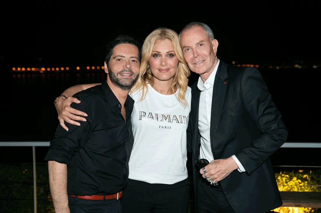 Jean-Claude Jitrois with Chrysanthos Panas and Natasa Theodoridou
